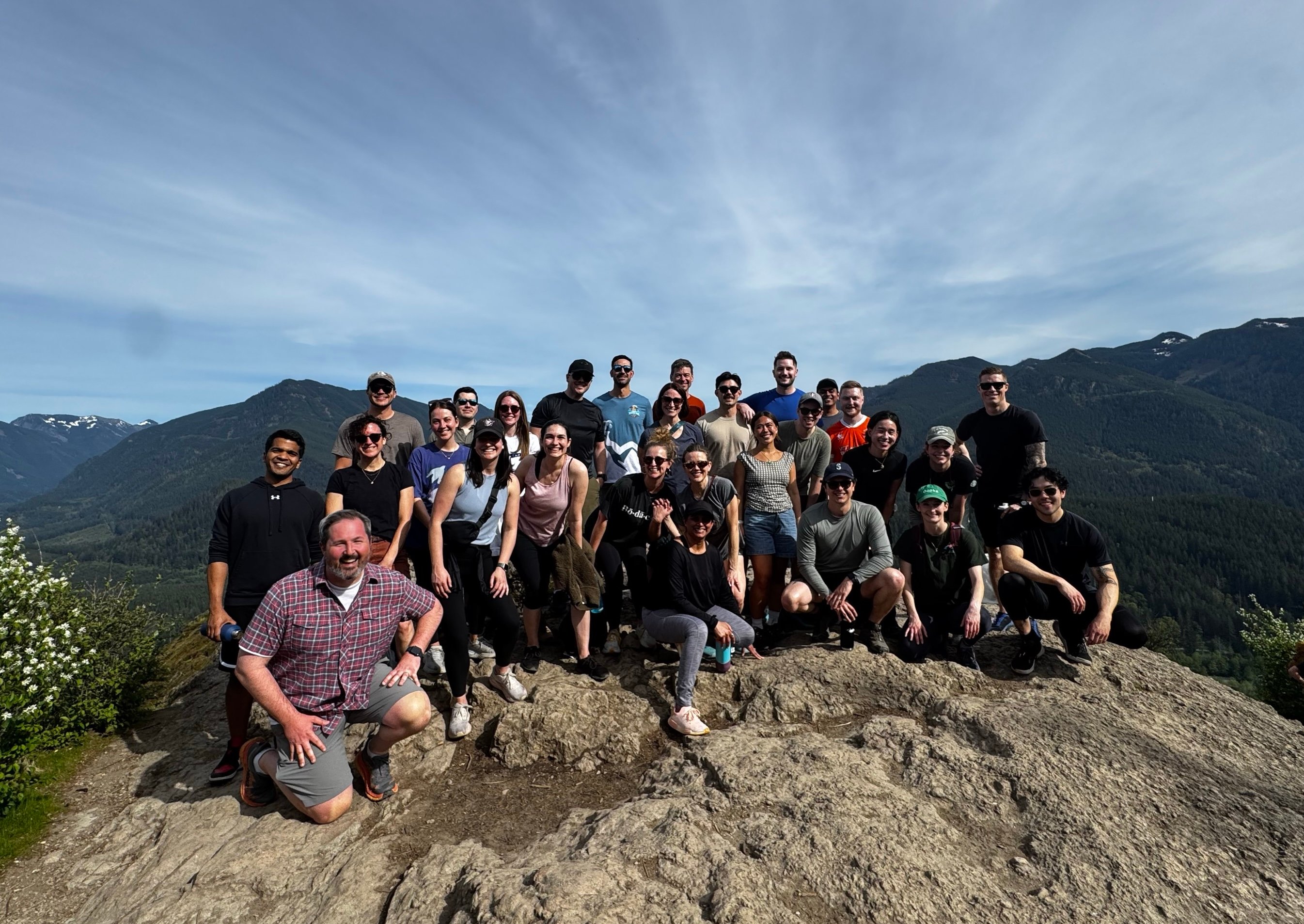 Team hike offsite spring 25