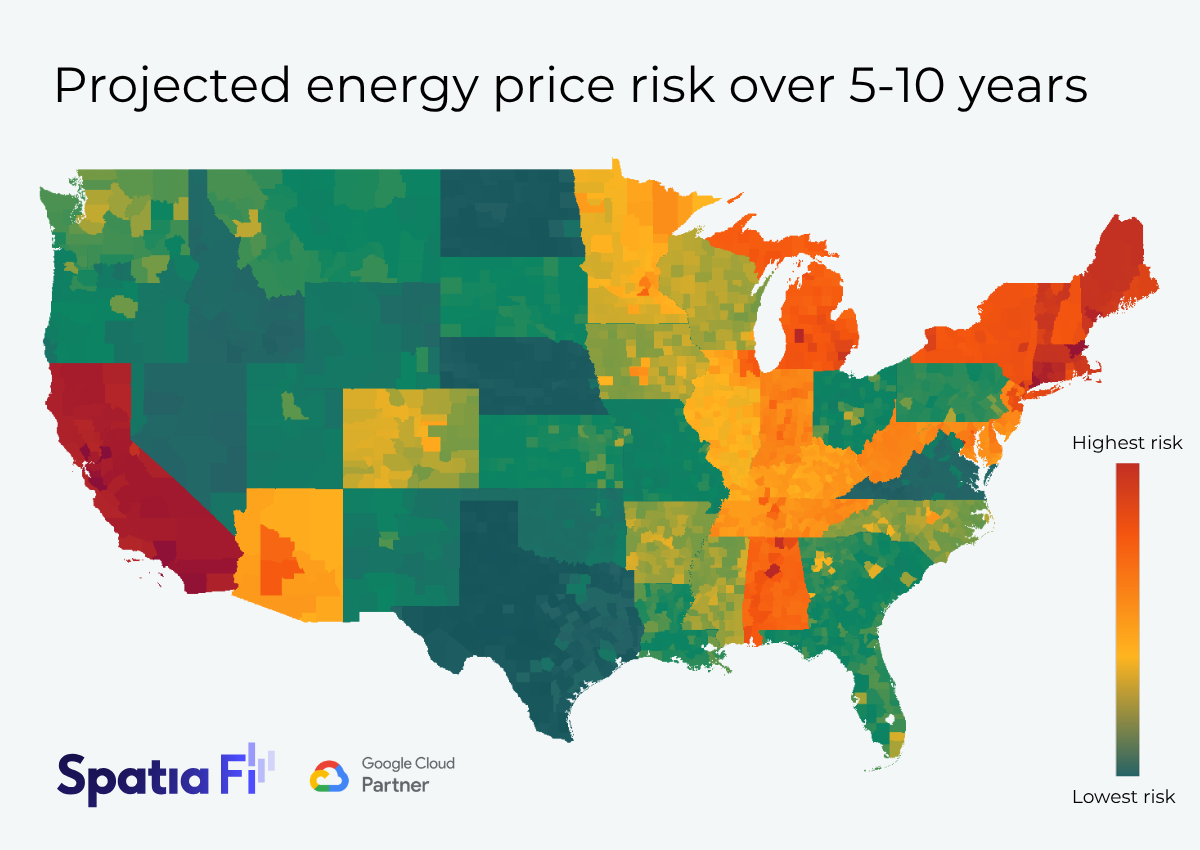 SpatiaFi energy security case study graphic - price